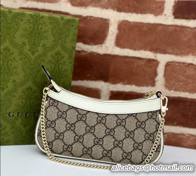 Best Quality Gucci GG Canvas Mini bag 784732 White 2024