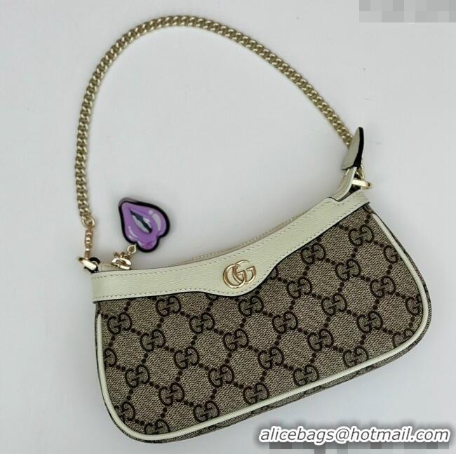 Best Quality Gucci GG Canvas Mini bag 784732 White 2024