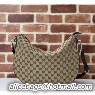 Best Price Gucci Mens GG Canvas B Medium Shoulder Bag 817420 Beige 2024