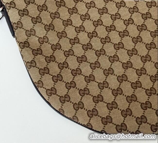 Best Price Gucci Mens GG Canvas B Medium Shoulder Bag 817420 Beige 2024