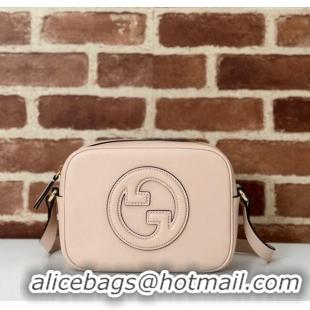 Top Quality Gucci Blondie Leather Mini Shoulder Bag 820429 Light Pink 2024