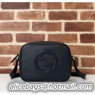 Famous Brand Gucci Blondie Leather Mini Shoulder Bag 820429 Black 2024