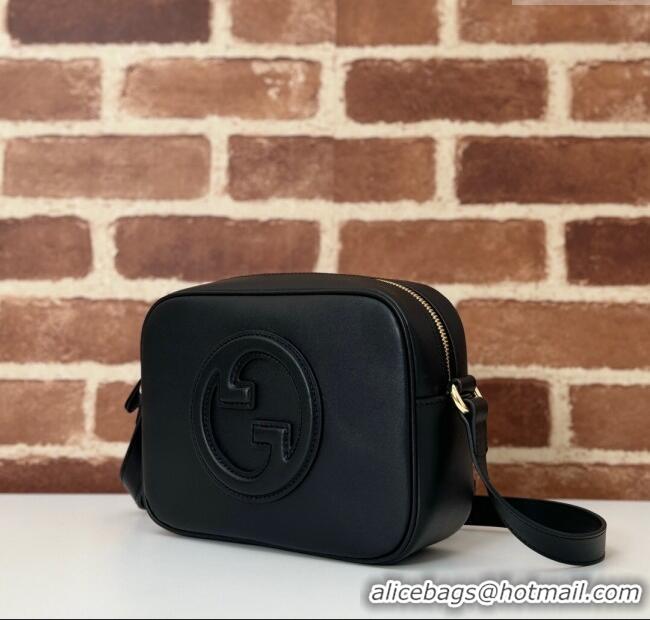 Famous Brand Gucci Blondie Leather Mini Shoulder Bag 820429 Black 2024