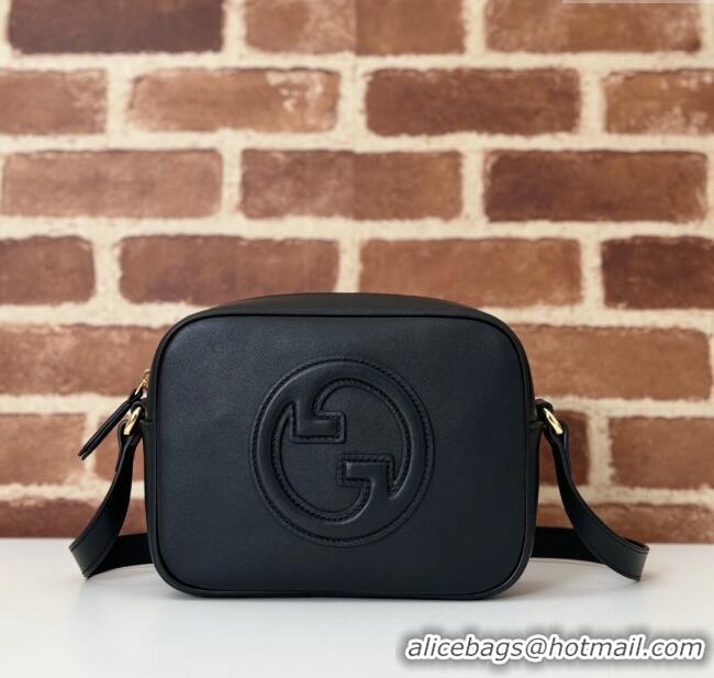 Famous Brand Gucci Blondie Leather Mini Shoulder Bag 820429 Black 2024