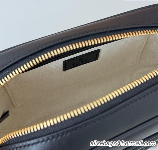 Famous Brand Gucci Blondie Leather Mini Shoulder Bag 820429 Black 2024