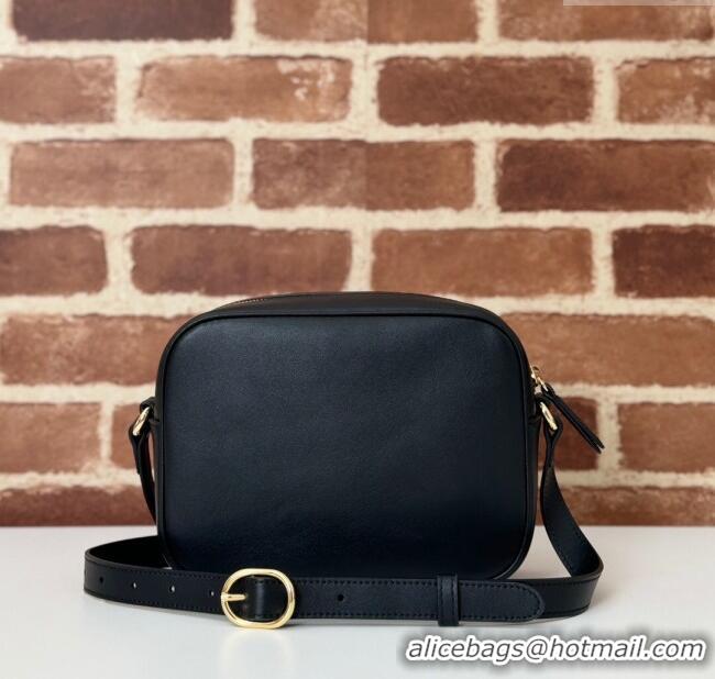Famous Brand Gucci Blondie Leather Mini Shoulder Bag 820429 Black 2024