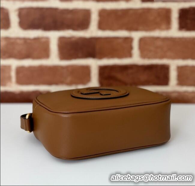 Best Quality Gucci Blondie Leather Mini Shoulder Bag 820429 Brown 2024