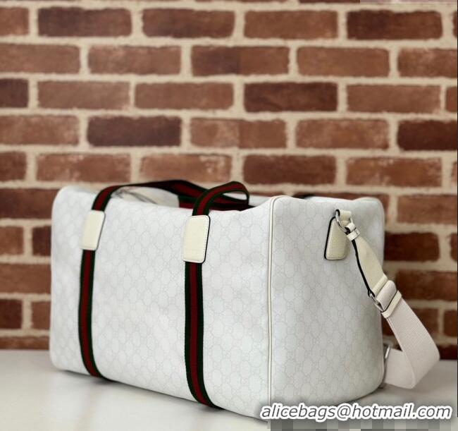 Best Quality Gucci GG Canvas Duffle bag 799871 White 2024