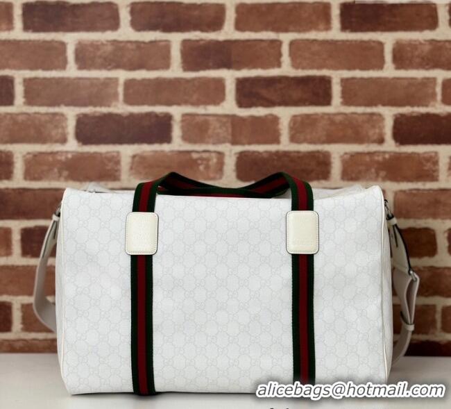 Best Quality Gucci GG Canvas Duffle bag 799871 White 2024