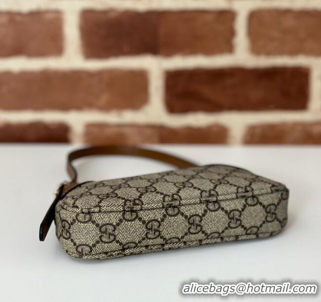 Famous Brand Gucci GG Canvas Emblem Mini Shoulder bag 820696 Brown 2024
