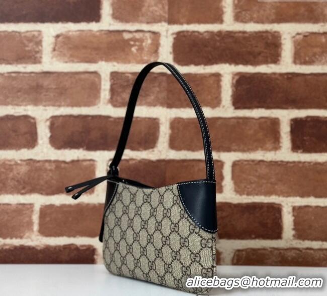 Buy Fashionable Gucci GG Canvas Emblem Mini Shoulder bag 820696 Black 2024