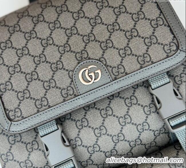 Best Quality Gucci Mens Ophidia GG Canvas Large Backpack bag 792104 Grey 2024