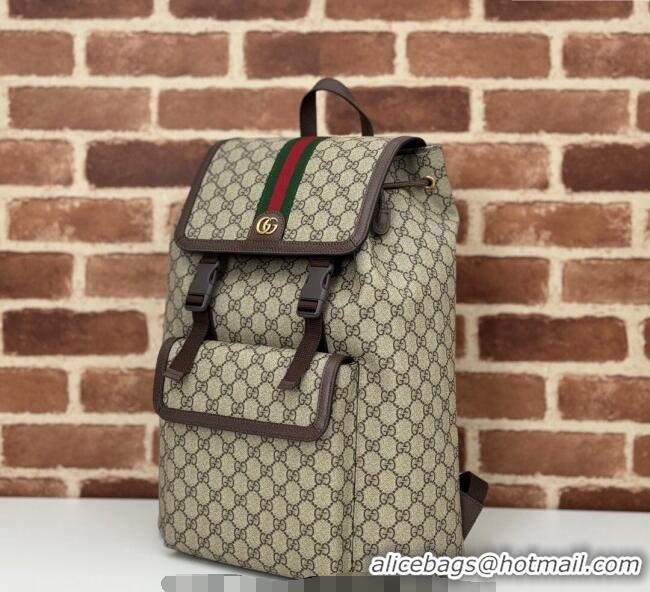 Buy Cheap Gucci Mens Ophidia GG Canvas Large Backpack bag 792104 Beige/Brown 2024