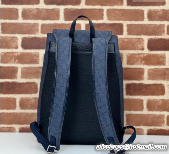 Trendy Design Gucci Mens Ophidia GG Canvas Large Backpack bag 792104 Blue 2024