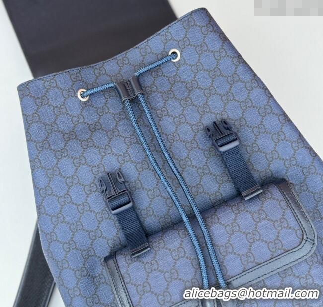 Trendy Design Gucci Mens Ophidia GG Canvas Large Backpack bag 792104 Blue 2024