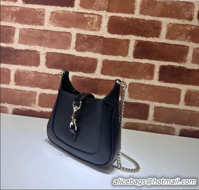 Promotional Gucci Jackie Notte Mini Bag in Smooth Leather ‎782889 Black 2024