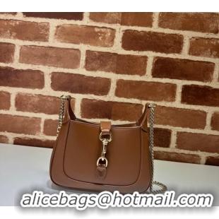 Well Crafted Gucci Jackie Notte Mini Bag in Smooth Leather ‎782889 Brown 2024