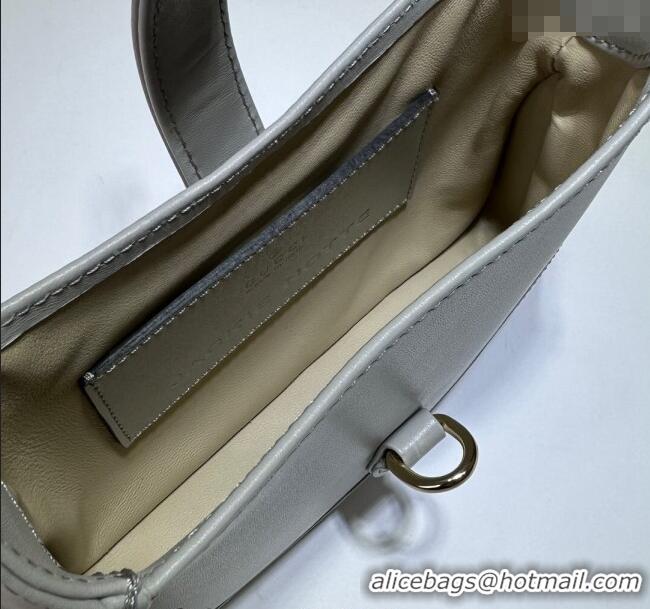 Super Quality Gucci Jackie Notte Mini Bag in Smooth Leather ‎782889 Light Grey 2024