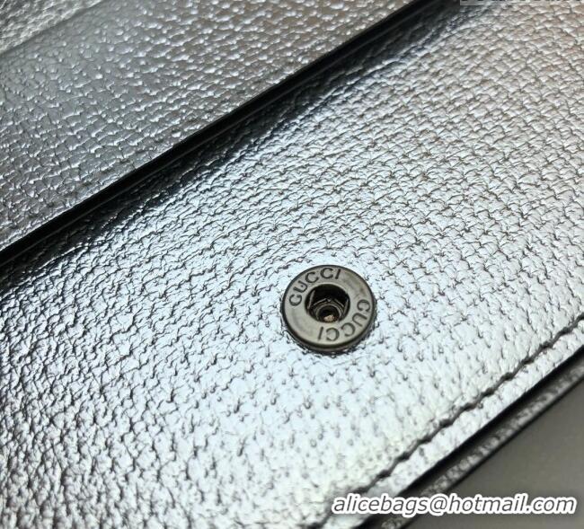 Promotional Gucci Dionysus Leather Super Mini Bag 476432 Silver 2024
