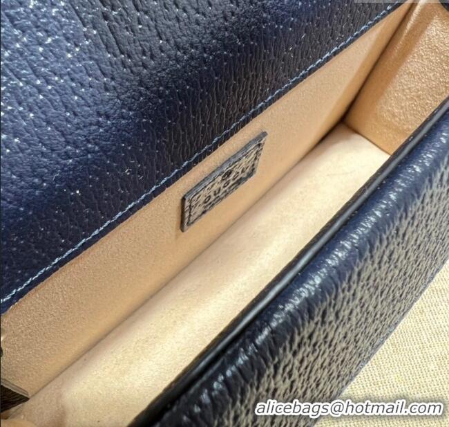 Best Price Gucci Dionysus GG Canvas Super Mini Bag 476432 Blue/Beige 2024