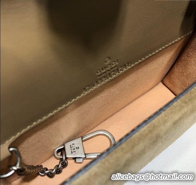 Grade Design Gucci Dionysus Leather Super Mini Bag 476432 Beige/Khaki 2024