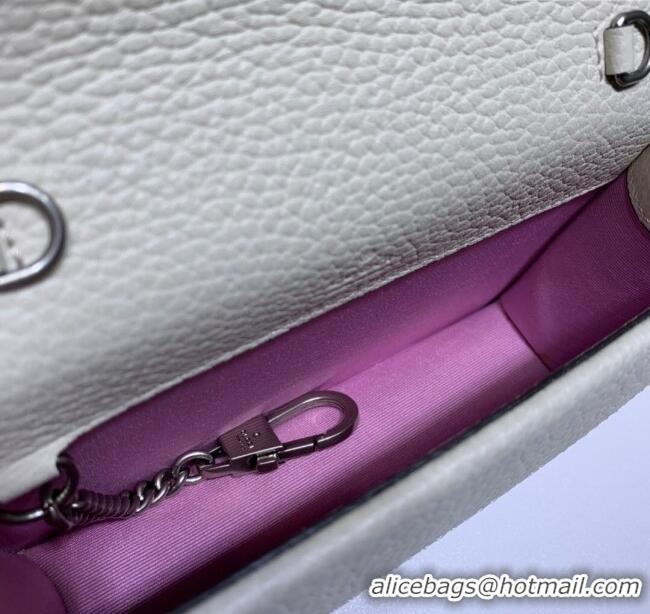 High Quality Gucci Dionysus Leather Super Mini Bag 476432 White 2024