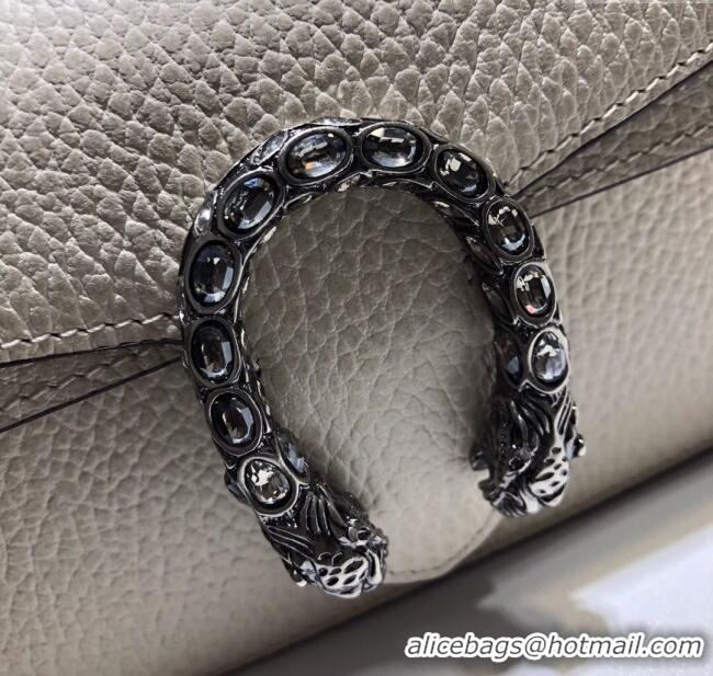 High Quality Gucci Dionysus Leather Super Mini Bag 476432 White 2024