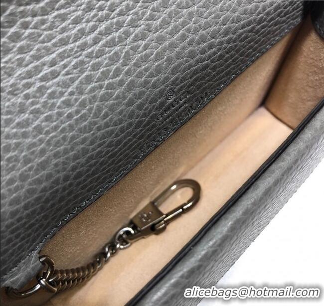 Traditional Specials Gucci Dionysus Leather Super Mini Bag 476432 Grey 2024