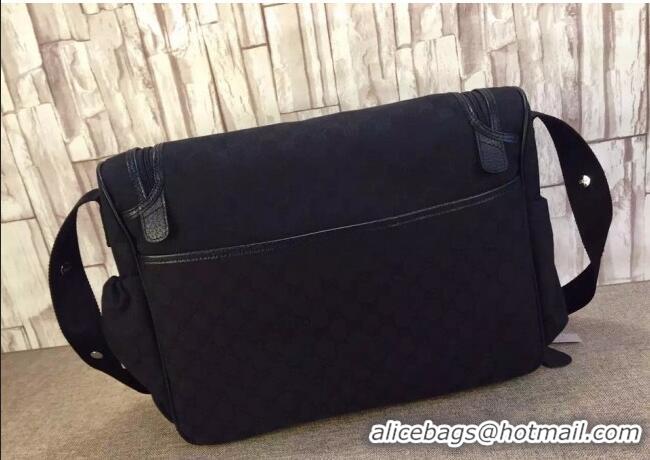 Best Price Gucci GG Supreme Canvas Diaper Mommy Shoulder bag 123326 Black 2024