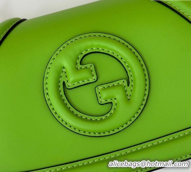 Inexpensive Gucci Blondie Small Shoulder bag in Smooth Leather 815700 Melinda Green 2024