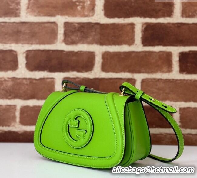 Inexpensive Gucci Blondie Small Shoulder bag in Smooth Leather 815700 Melinda Green 2024