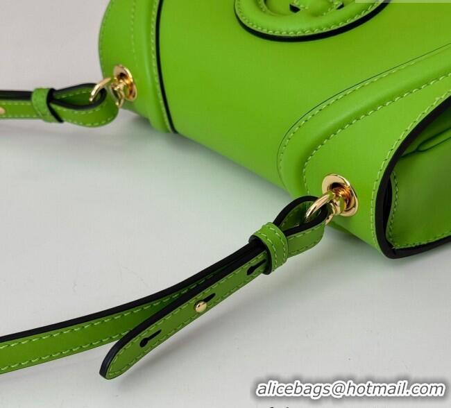 Inexpensive Gucci Blondie Small Shoulder bag in Smooth Leather 815700 Melinda Green 2024
