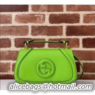 Grade Design Gucci Blondie Leather Top Handle bag 815714 Melinda Green 2024