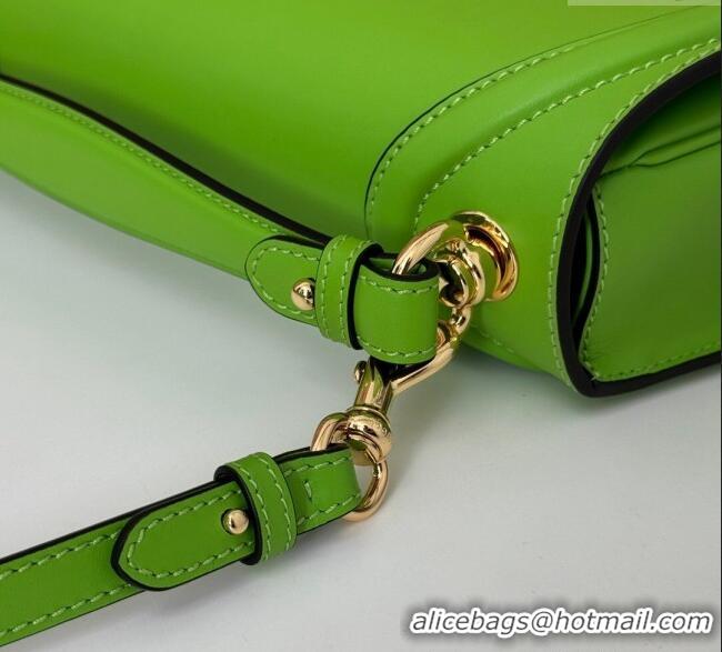 Buy Cheap Gucci Blondie Large Top Handle Bag 815716 Melinda Green Smooth Leather 2024