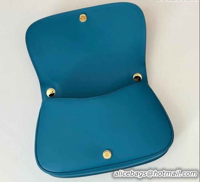 Buy Discount Gucci Blondie Suede Medium Top Handle Bag 815719 Light Blue 2024