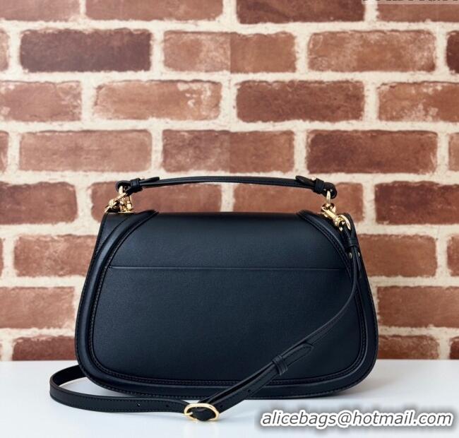 Shop Cheap Gucci Blondie Leather Medium Top Handle Bag 815719 Black 2024