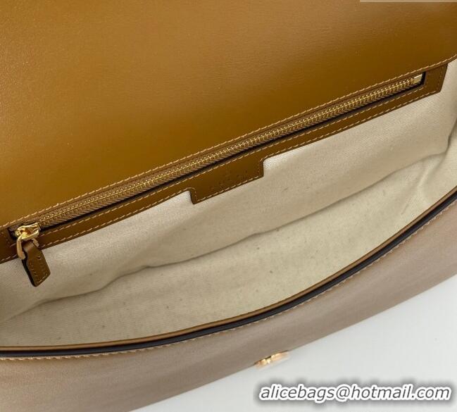 Big Discount Gucci Blondie Suede Medium Top Handle Bag 815719 Light Brown 2024