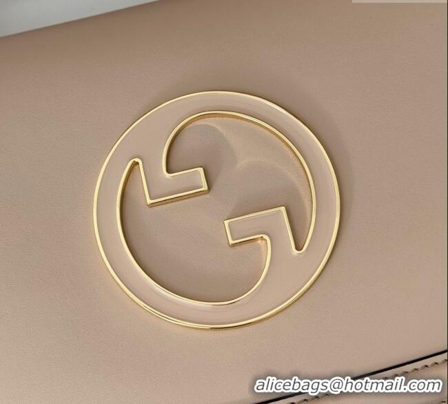 Promotional Gucci Blondie Leather Medium Top Handle Bag 815719 Light Pink 2024