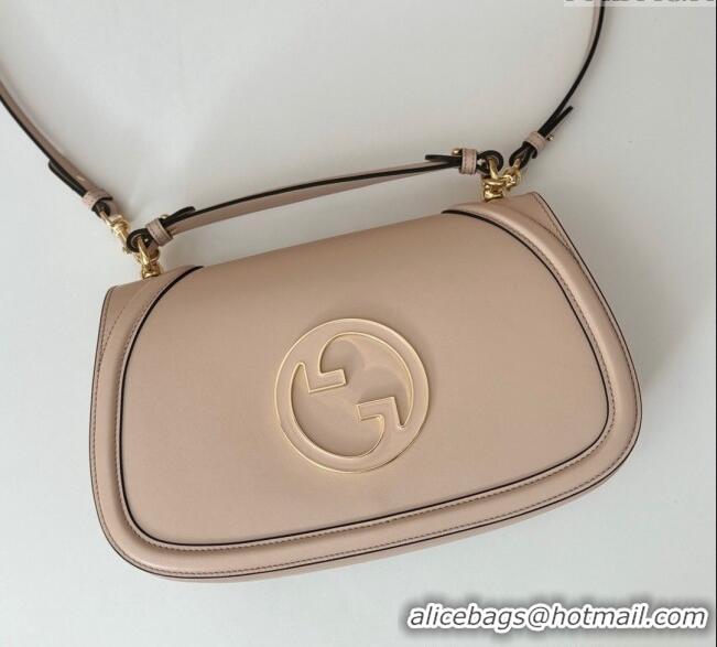 Promotional Gucci Blondie Leather Medium Top Handle Bag 815719 Light Pink 2024