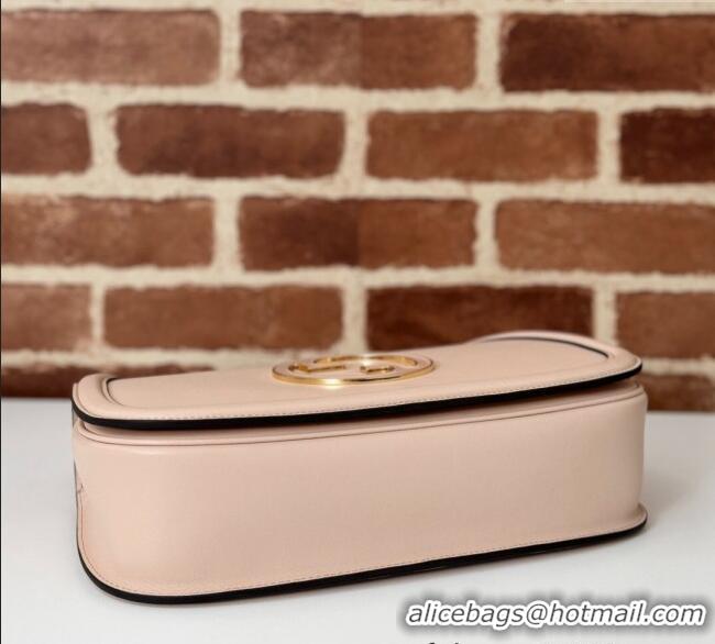 Promotional Gucci Blondie Leather Medium Top Handle Bag 815719 Light Pink 2024