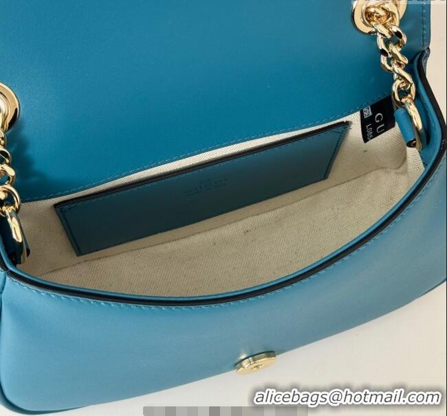 Top Grade Gucci Blondie Mini Shoulder Bag in Suede 815711 Burgundy 2024