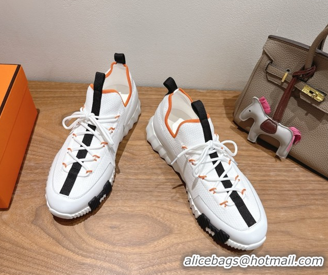 Lowest Price Hermes Lift slip-on sneakers in in knit and smooth calfskin White2 2025 H252003