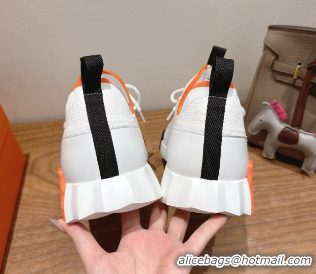 Lowest Price Hermes Lift slip-on sneakers in in knit and smooth calfskin White2 2025 H252003