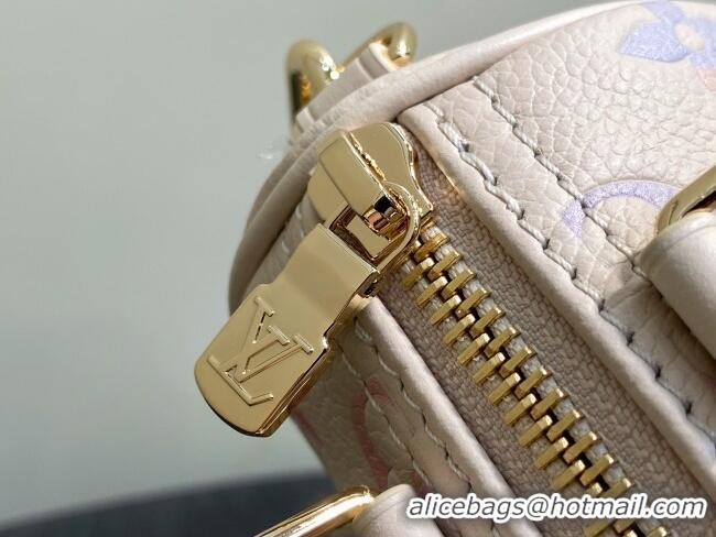 Shop Cheap Louis Vuitton Nano Speedy Bag in Dream Beige Embossed Grained Cowhide Leather M25591 2025