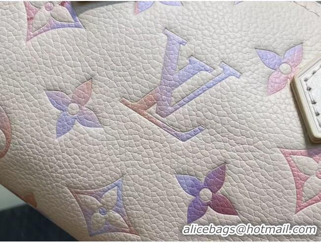 Shop Cheap Louis Vuitton Nano Speedy Bag in Dream Beige Embossed Grained Cowhide Leather M25591 2025