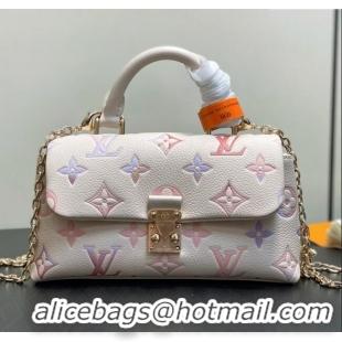 Good Product Louis Vuitton Nano Madeleine Bag in Dream Beige Embossed Grained Cowhide Leather M25596 2025