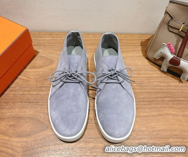 Good Looking Hermes Klicker Sneakers in Suede Purple 2025 H251921