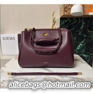 Buy Grade Loewe Large Madrid bag in supple calfskin 052510 Dark Burgundy 2025
