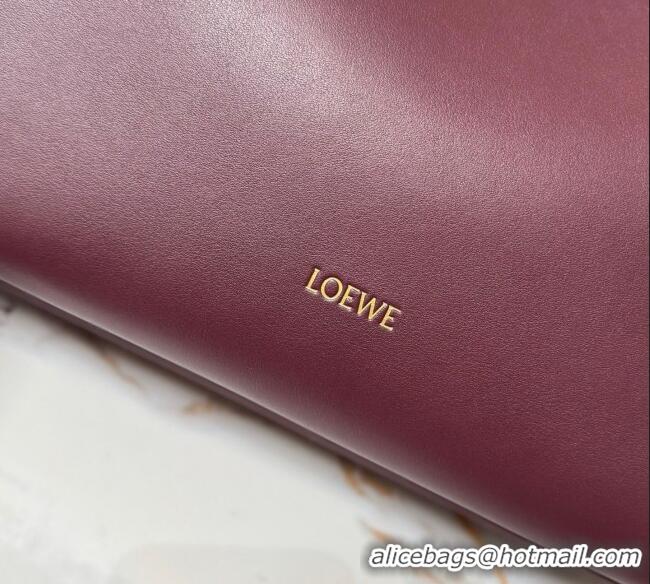 Buy Grade Loewe Large Madrid bag in supple calfskin 052510 Dark Burgundy 2025