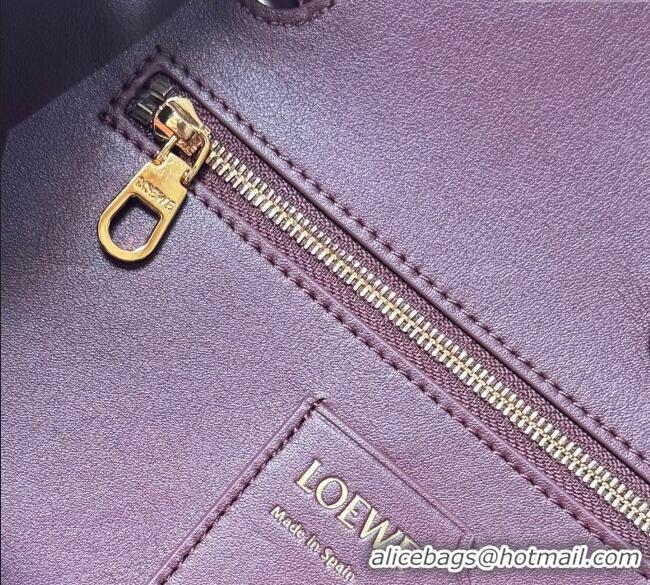 Buy Grade Loewe Large Madrid bag in supple calfskin 052510 Dark Burgundy 2025